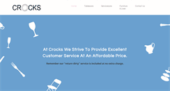 Desktop Screenshot of crocks-hire.co.uk